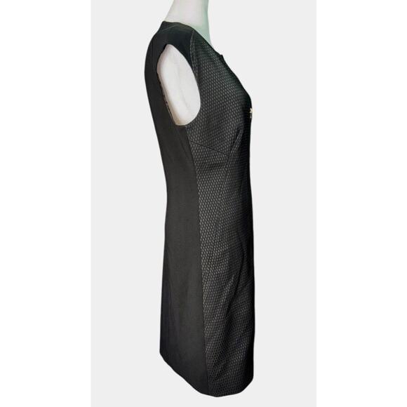 Ted Baker London Womens Black Raid Dress Gold Zip Up Mini, Ted Size 2/US Size 6 - Picture 5 of 11